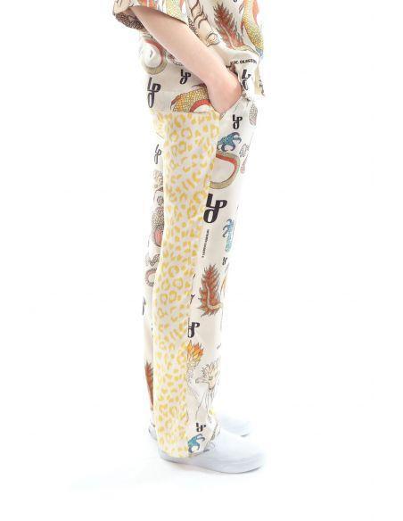 PANTALON LUCKY - MIX DRAGONS LPO ECRU
