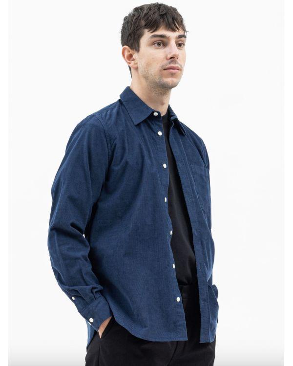 CHEMISE OSVALD CORDUROY NAVY
