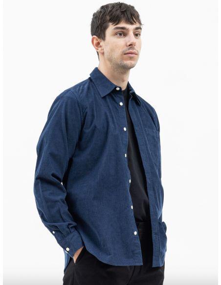 CHEMISE OSVALD CORDUROY NAVY