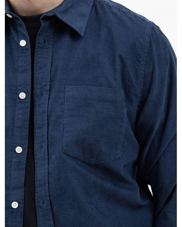 CHEMISE OSVALD CORDUROY NAVY 2
