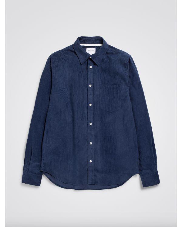 CHEMISE OSVALD CORDUROY NAVY