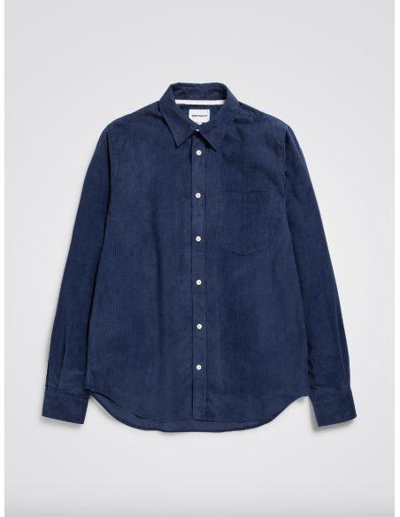 CHEMISE OSVALD CORDUROY NAVY
