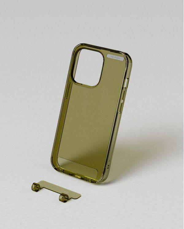 COQUE DE TELEPHONE CLEAR / ALPINE GREEN TINT 14  PRO