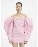 THE LIGHT PINK TAFFETA DRESS