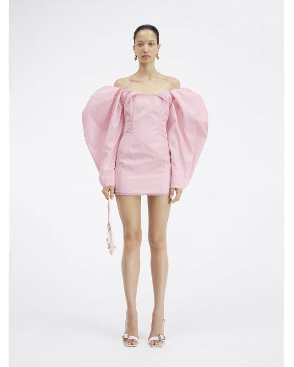 THE LIGHT PINK TAFFETA DRESS