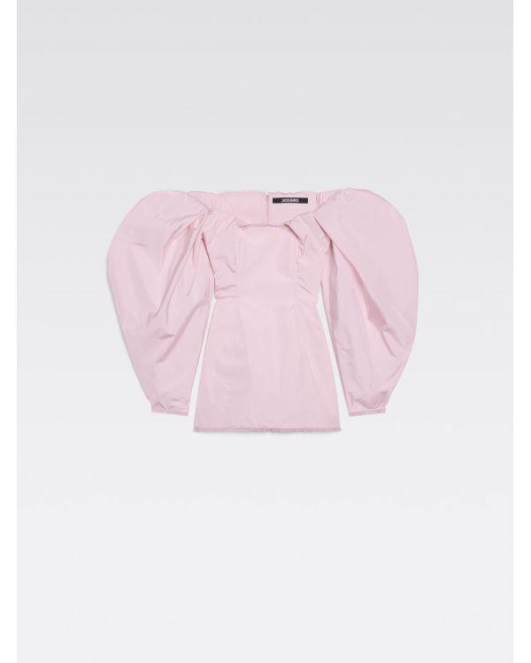 THE LIGHT PINK TAFFETA DRESS