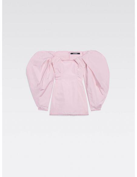 THE LIGHT PINK TAFFETA DRESS