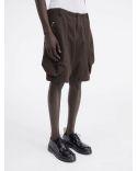 LE SHORT CARGO CROISSANT DARK BROWN