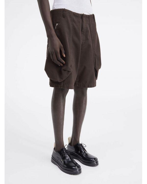 LE SHORT CARGO CROISSANT DARK BROWN
