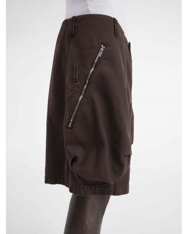 LE SHORT CARGO CROISSANT DARK BROWN 2