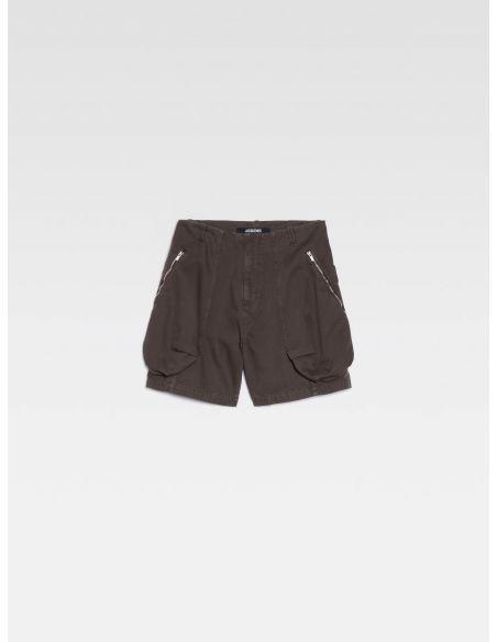 LE SHORT CARGO CROISSANT DARK BROWN