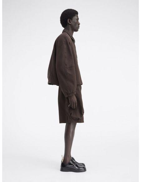 LE SHORT CARGO CROISSANT DARK BROWN