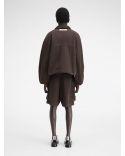 LE SHORT CARGO CROISSANT DARK BROWN
