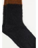 CHAUSSETTES THREE COLORS BLACK/TABACCO/CREAM
