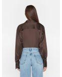 Chemise THE OVERSIZED ESPRESSO