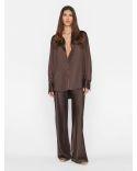 Chemise THE OVERSIZED ESPRESSO