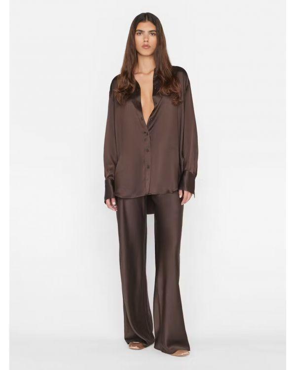 Chemise THE OVERSIZED ESPRESSO