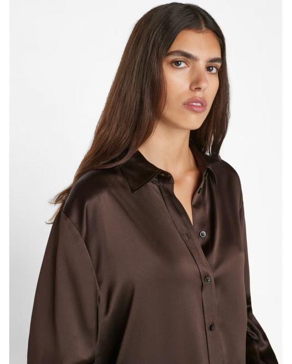 Chemise THE OVERSIZED ESPRESSO