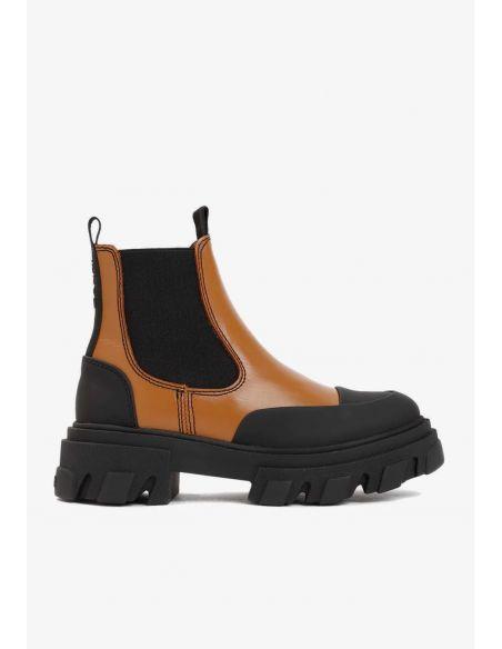BOTTE CHELSEA  CLEATED LOW TIGER'S EYE