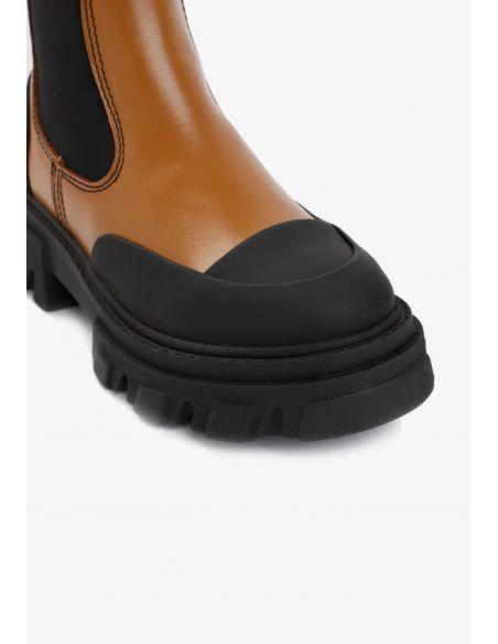 BOTTE CHELSEA  CLEATED LOW TIGER'S EYE
