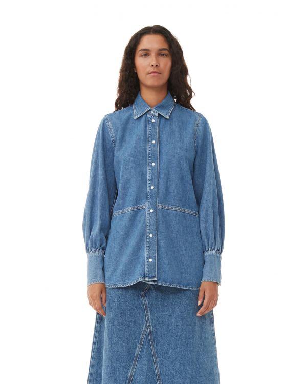 FUTURE DARK BLUE VINTAGE DENIM SHIRT
