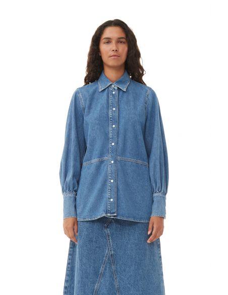 CHEMISE EN JEAN FUTURE DARK BLUE VINTAGE