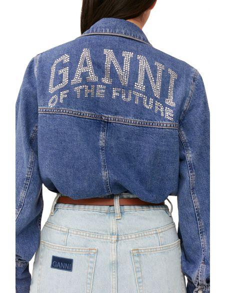 CHEMISE EN JEAN FUTURE DARK BLUE VINTAGE