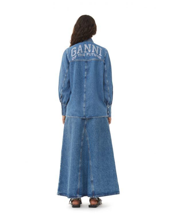 FUTURE DARK BLUE VINTAGE DENIM SHIRT