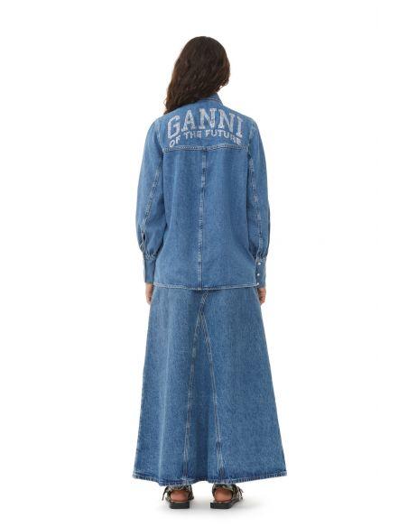 CHEMISE EN JEAN FUTURE DARK BLUE VINTAGE