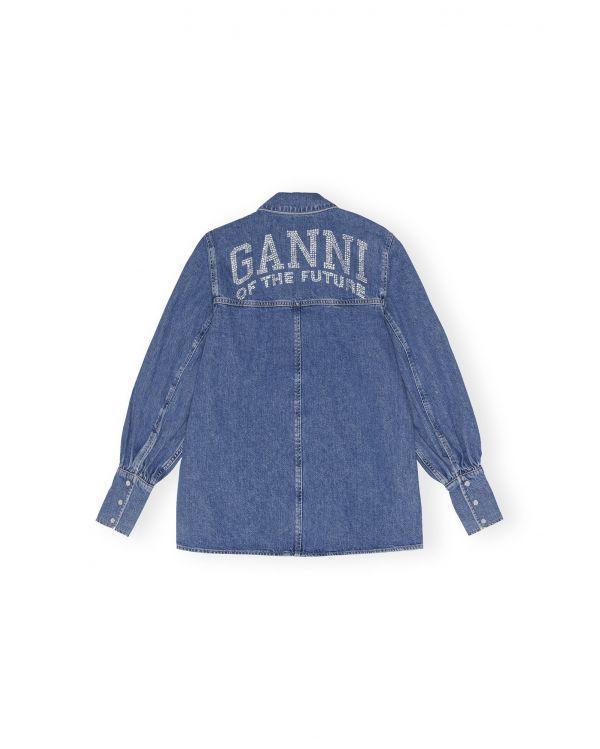 CHEMISE EN JEAN FUTURE DARK BLUE VINTAGE