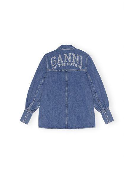CHEMISE EN JEAN FUTURE DARK BLUE VINTAGE