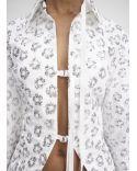 LA CHEMISE LAVE EMBROIDERED SEQUINS FLOWERS EMBROIDER