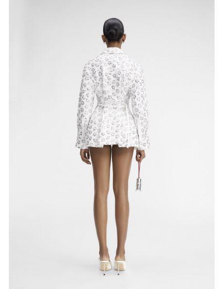 LA CHEMISE LAVOIR BRODEE SEQUINS FLOWERS EMBROIDER