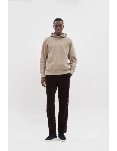 SWEAT CAPUCHE ARNE RELAXED LOGO SAND