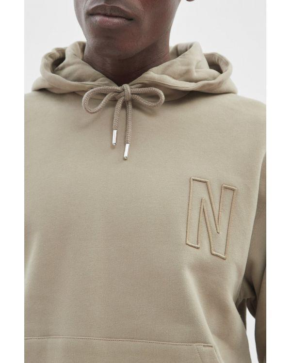 SWEAT CAPUCHE ARNE RELAXED LOGO SAND 2