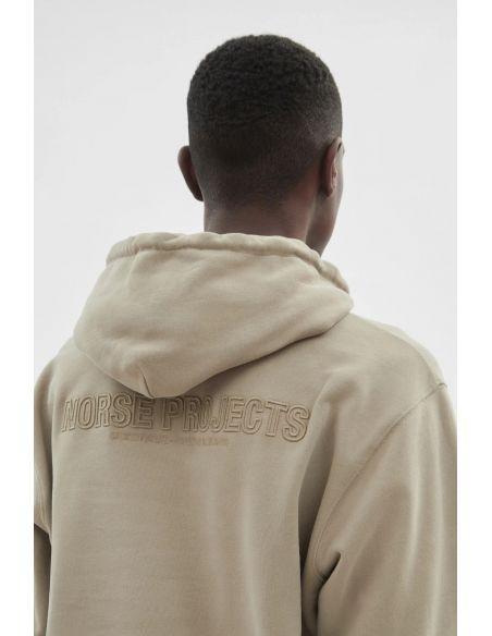 SWEAT CAPUCHE ARNE RELAXED LOGO SAND