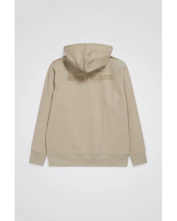 SWEAT CAPUCHE ARNE RELAXED LOGO SAND