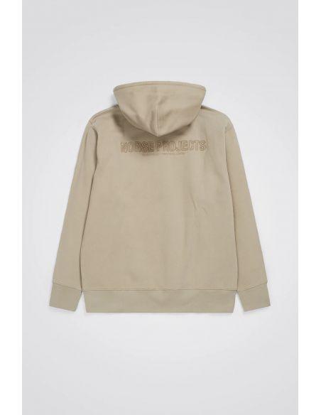 SWEAT CAPUCHE ARNE RELAXED LOGO SAND