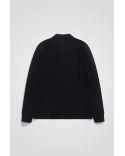 VEST BJARNE MERINO ZIP DARK NAVY
