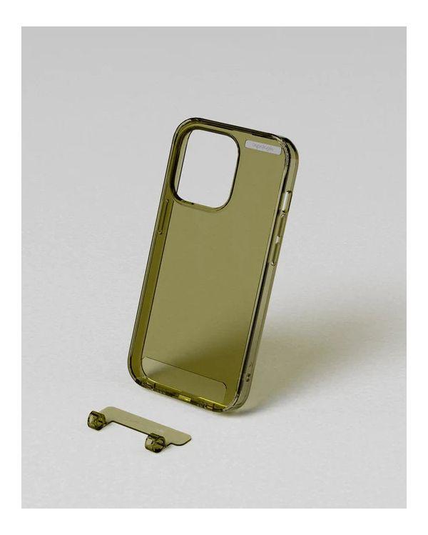 Phone Case Coque Bump Phone Case / Clear / Alpine Green
