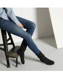Chaussettes femme COTTON TWIST BLACK