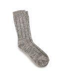 WOMEN'S COTTON TWIST LIGHT GRAY SOCKS