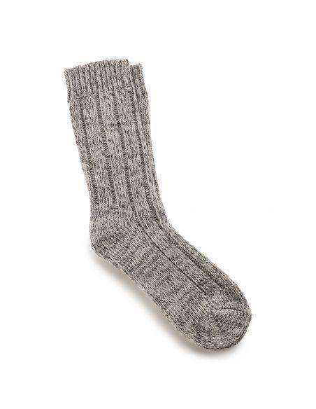 WOMEN'S COTTON TWIST LIGHT GRAY SOCKS