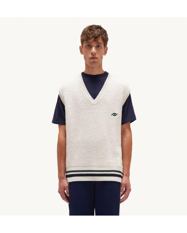 GILET SPORTY LOGO IVOIRE