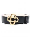Ceinture Femme CC LOGO BUCKLE BLACK