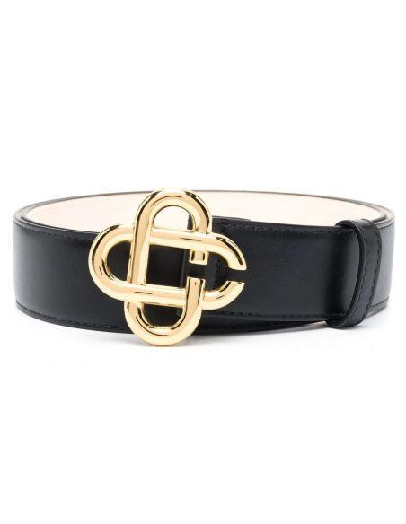 Ceinture Femme CC LOGO BUCKLE BLACK