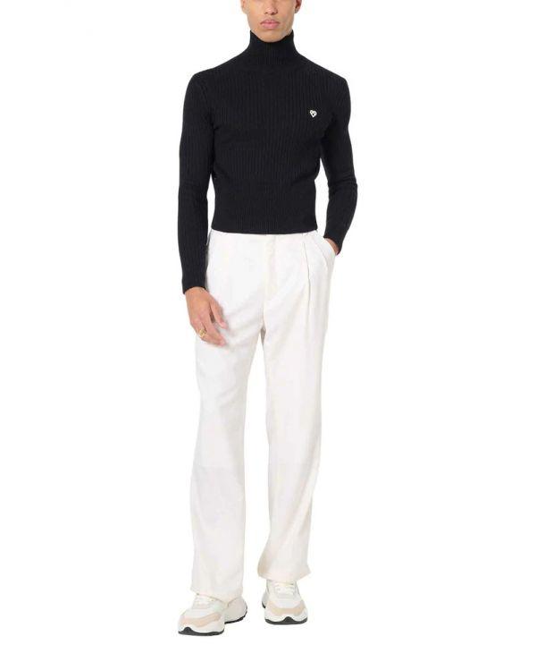 Pull RIB HIGH NECK BLACK 2