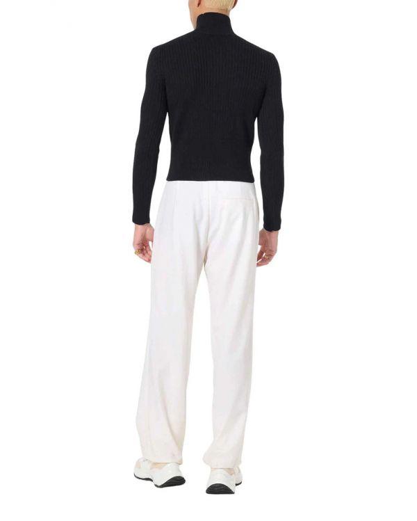Pull RIB HIGH NECK BLACK
