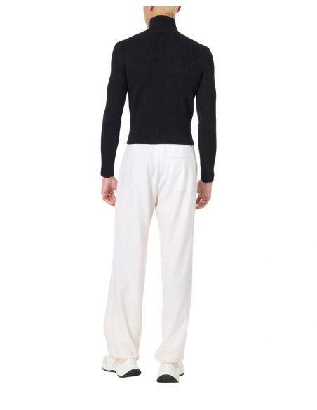 Pull RIB HIGH NECK BLACK