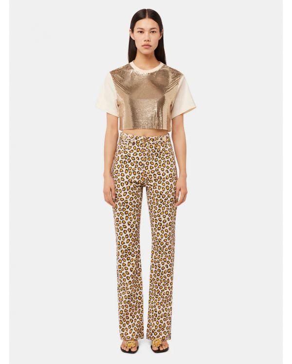 PANTALON FLARE LEOPARD NATURAL MOVIDA 2